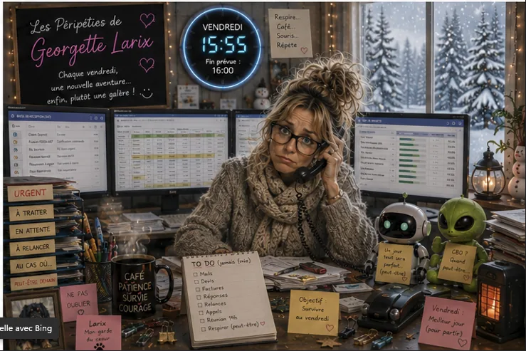 Georgette en hiver à 15 h 54